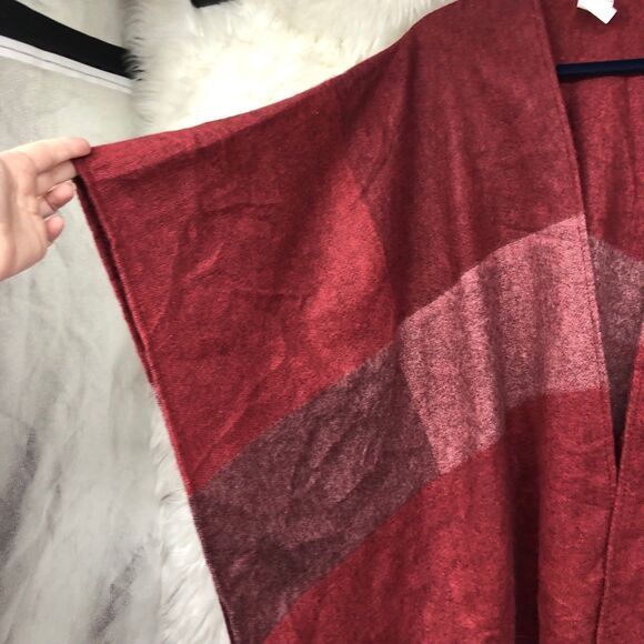 Woolrich Large Color Block Super Soft Poncho, Cape, Sweater feels like Cashmere - Picture 4 of 6